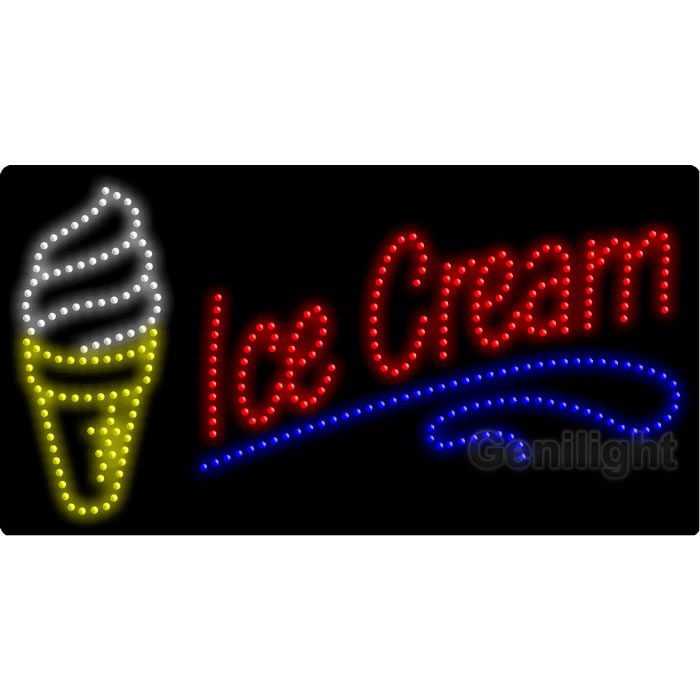 Ice Cream LED Sign